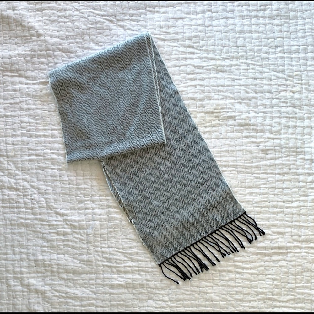 Soft Black and White Merona Scarf